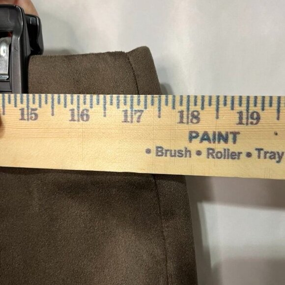 Marc New York Suede-Look Pencil Skirt – L – Brown - Picture 3 of 9